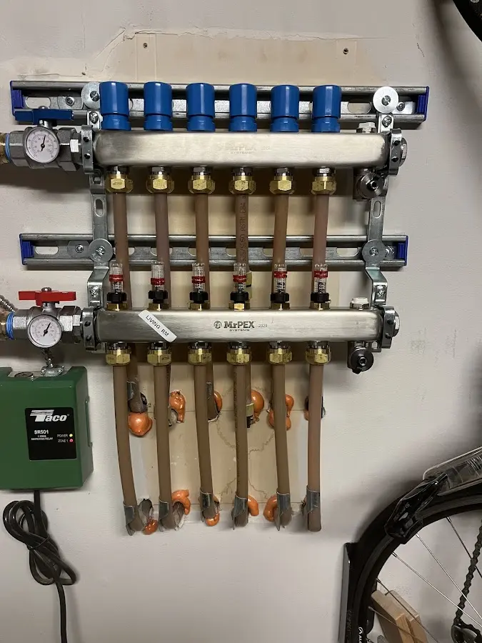 Plumber performing Leak Detection at a residential property in Honea Path